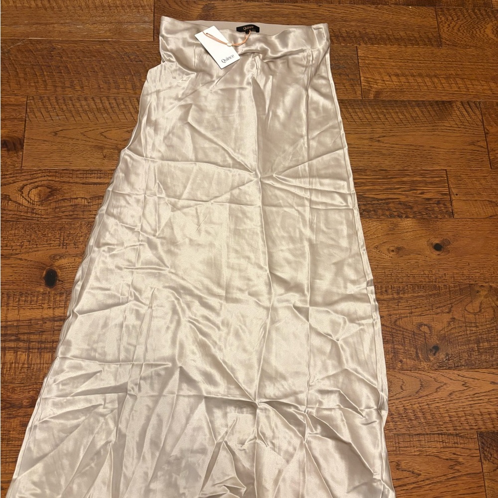 Quince Cream Maxi Skirt